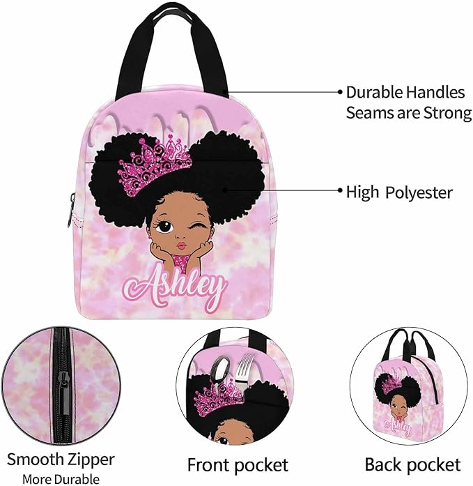 M YESCUSTOM Custom Toddler Backpack for Girls, Personalized Name Girls Bookbag Princess Backpack Elementary School Bags Travel Laptop Casual Daypacks for Kids