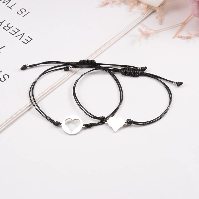 Back to School Gifts Mommy and Me Bracelet First Day of School Matching Wish Bracelets Set for Mother Daughter Son Women Teen Girls Boys Jewelry Gift