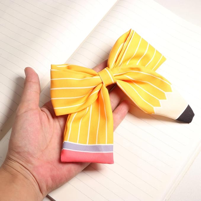 First Day of School Outfits for Girls,Back to School Supplies Stuff,Pencil Hair Clips Hair Bow Hair Accessories for Teen,Hair Clips Pencil Bows Uniform for Student