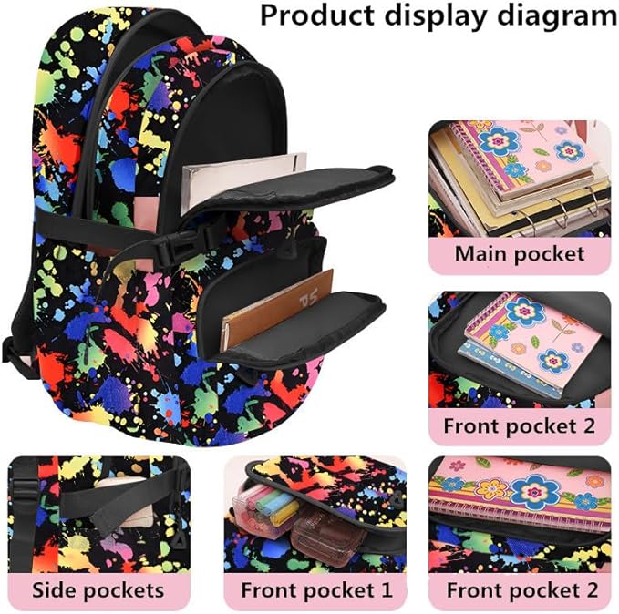 Casual Lightweight Backpacks for Boys & Girls, School Bookbags, 15 "Laptop Backpack, Travel Bag (212cse)