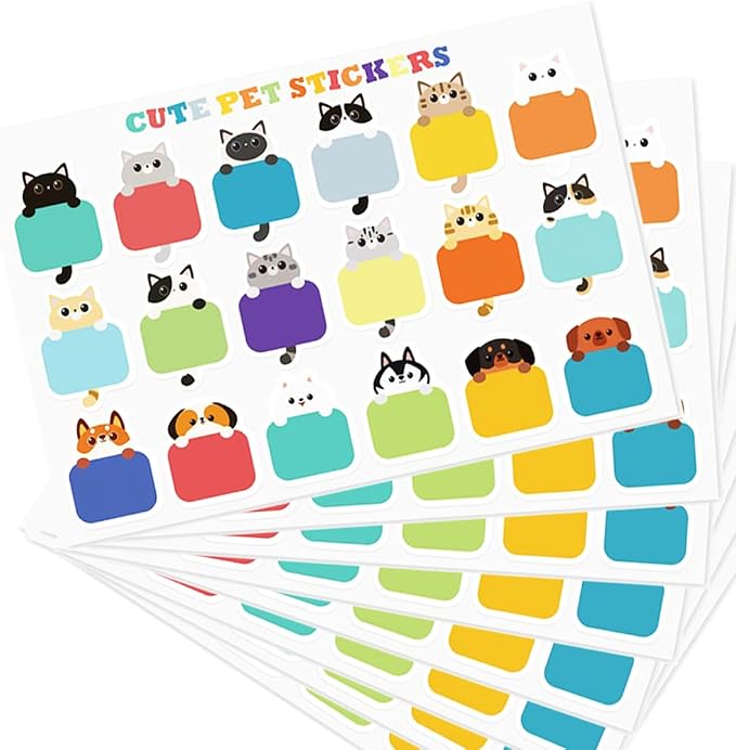 Rabbit Name Tags Stickers, Name Label for Kids for Classroom Hello My Name is Cute Personalized to Design Water Bottle, Cup, Laptop, Lunch Box, School Supplies, Camping by HHSSALIN (144)