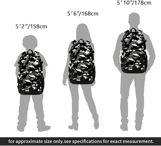 rickyh style School Backpack Travel Bag for Men & Women Lightweight College Back Pack with Laptop Compartmen
