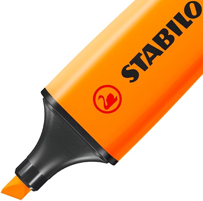 STABILO - BOSS ORIGINAL - Highlighter - Pack of 8 - Assorted colors | Pack of 8 - Assorted Colours