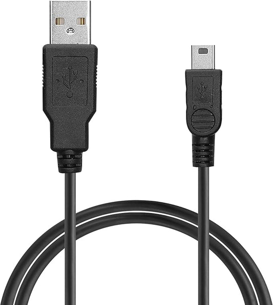 kwmobile Charging Cable Compatible with Texas Instruments TI-84 Plus CE/TI-Nspire/TI Touchpads Graphic Calculator - Replacement Cable - Black