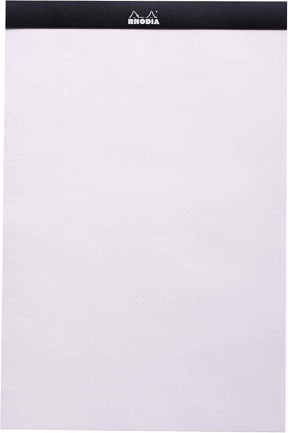 Rhodia Black Dot Pad N 19, 8.3 x 12.5