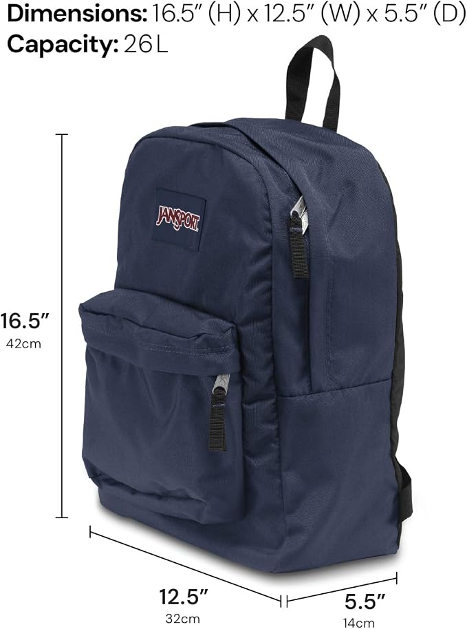 JanSport SuperBreak One Backpacks - Durable, Lightweight Bag with 1 Main Compartment, Front Utility Pocket with Built-in Organizer - Premium Backpack, Diy Color Me