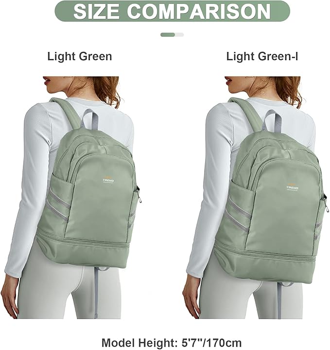 coofay Gym Backpack For Women Waterproof Sports Backpack With Shoe Compartment Lightweight Travel Backpacks Small Gym Bag Dance Volleyball Backpacks