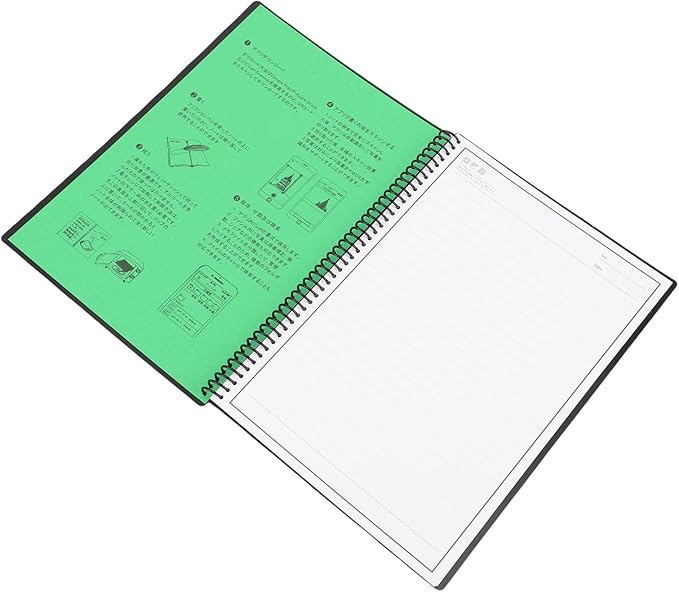 Reusable Notebook 180x255mm 30 Sheets Pages Erasable Smart Spiral Notebook for Work Learning