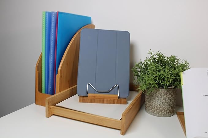 WEDO 211 407 Bamboo Book Stand - Brown