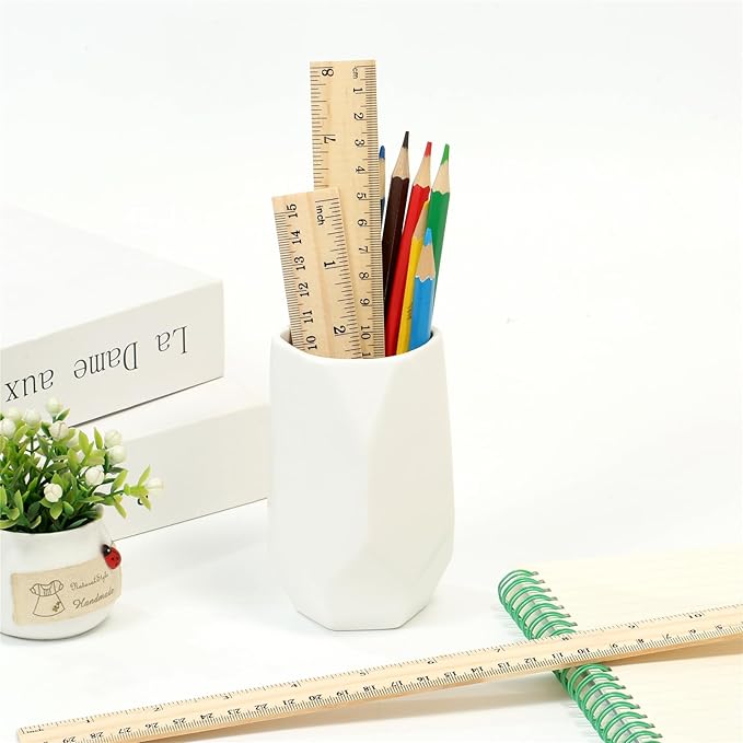 3 Pack Wooden Ruler Set, 6, 8, 12 Inch Rulers, High-Quality Metric Ruler, Easy to Read, mm, Sturdy and Durable Straight Edge for Drawing, Home, Office, Engineering
