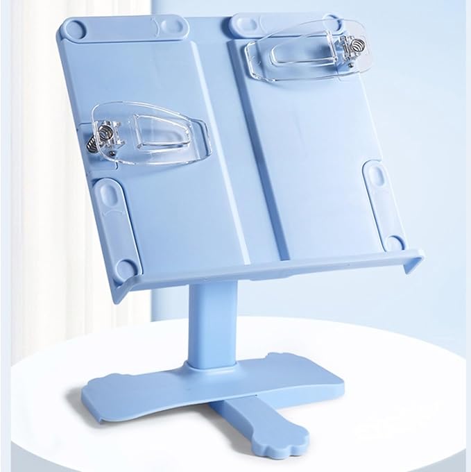 Adjustable Books Stand with Foldable Design Reading Holders for Home School Use Multi Angled Reading Stand