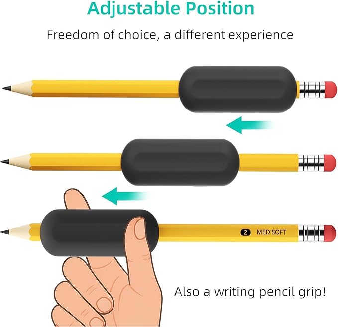 Ergonomic Weighted Pencil – Handwriting Correction Tool, Comfortable Learning Aid for Children | School Writing Supply for Note Taking, Exam Preparation, and Daily Classroom Practice