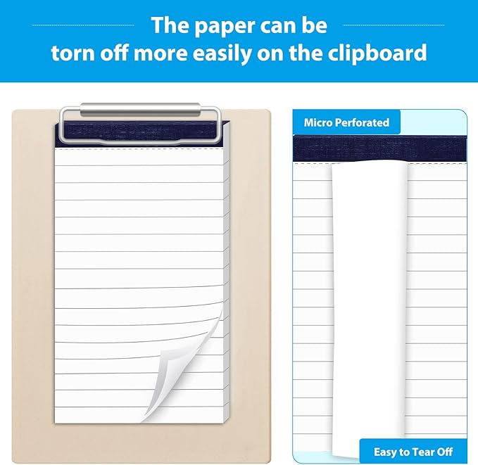 12 Pack Note Pads 3x5 Inch Small Lined Writing Memo Pads Refills Easy Tear Off no Rip Writing Pads with 50 Sheets Each Pad Narrow Ruled Mini Pocket Notepad for Daily Planning and Organization of Work