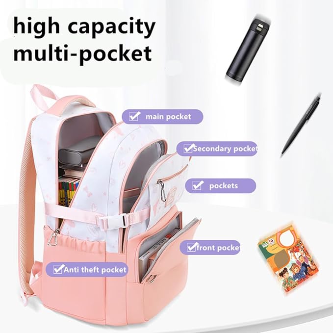 Casual Lightweight Backpacks for Boys & Girls, School Bookbags, 15 "Laptop Backpack, Travel Bag (202-slan)