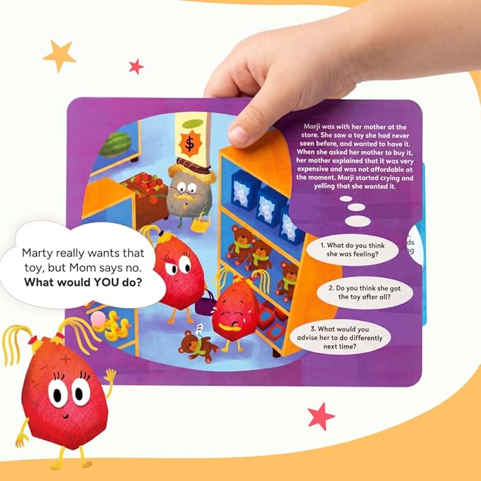Kidrox What Would You Do? Flashcards – 20 Emotional Intelligence Scenarios for Kids Ages 4+ | Pull-Tab Cards | Practice Empathy & Problem-Solving with Dorothy | Psychologist-Developed