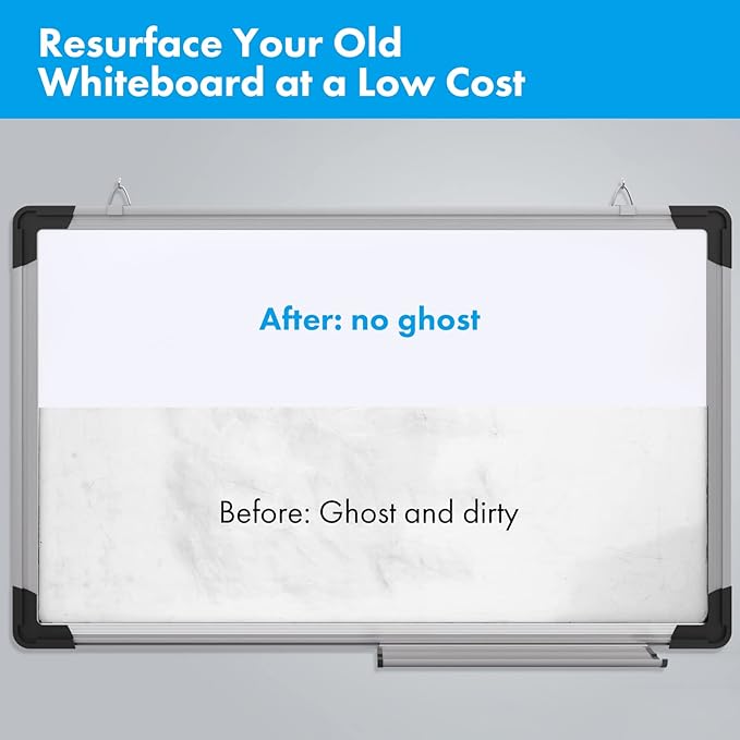 HAMIGAR Whiteboard Sticker for Wall, 48" x 79" Dry Erase Board, Large Peel and Stick Wallpaper, Contact Paper Adhesive with 1 Marker