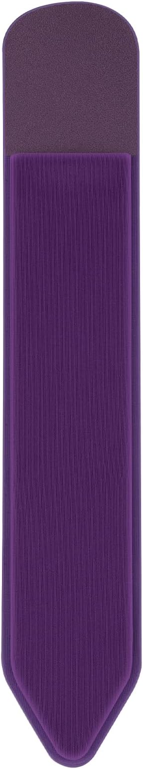 MoKo Pencil Holder Sticker Fit Apple Pencil Pro, Apple Pencil (USB-C), iPencil 1st/2nd Generation, Elastic Pencil Pocket Pouch Adhesive Sleeve Attached to iPad Case for Stylus Pens, Deep Purple