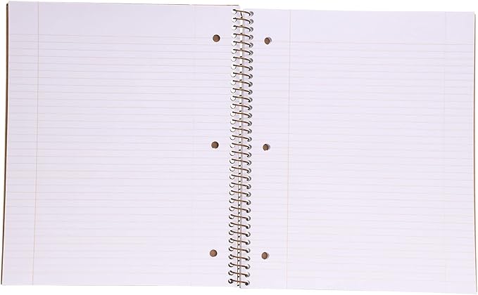 Mintra 100% Recycled Notebooks (Letter Size (8.5in x 11in), Solid Set 3pk)