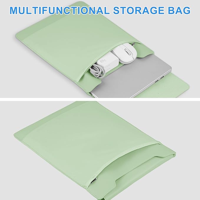 HoYiXi 15-15.6" Laptop Sleeve-Compatible with MacBook Pro 16/15.4'' MacBook Pro 15, Mac Air 15 - Waterproof Soft 15 16 inch pc case for H P, Dell, Acer, Asus,15 inch Laptop case,