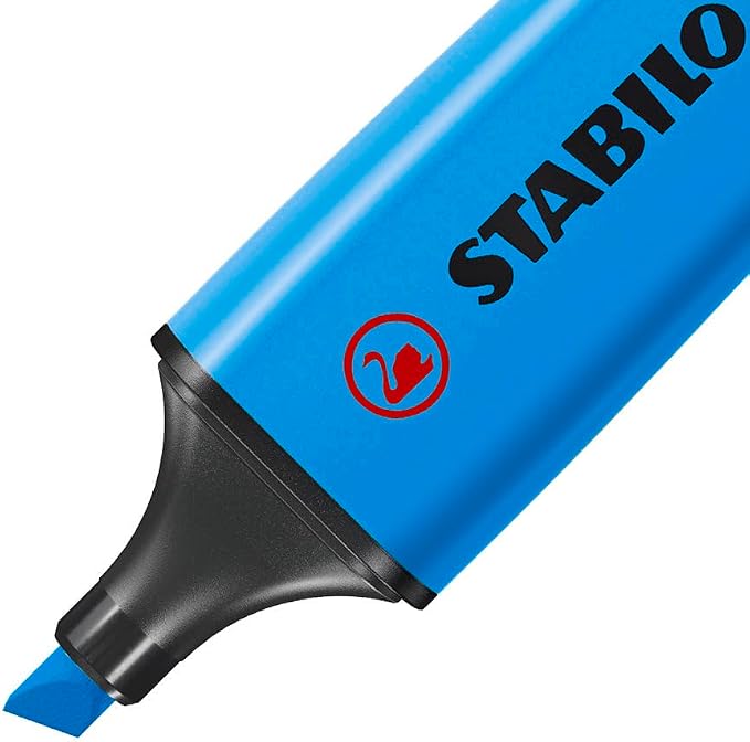 STABILO Highlighter BOSS ORIGINAL - Pack of 6 - Assorted Colors | Pack of 6 - Assorted Colours