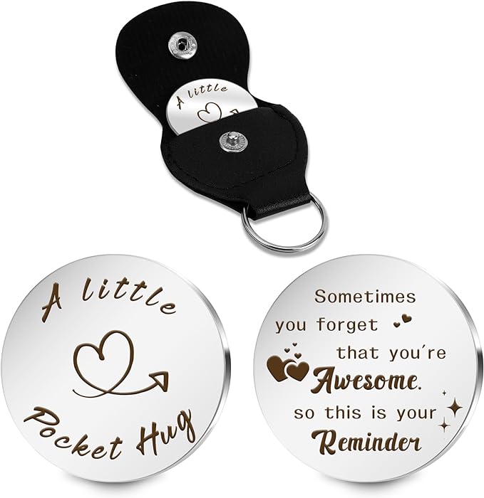 Pocket Hug Token Valentines Day Gifts For Him Graduation Gifts Back To School Gifts 2026 Eatser Basket Stuffer Keepsake