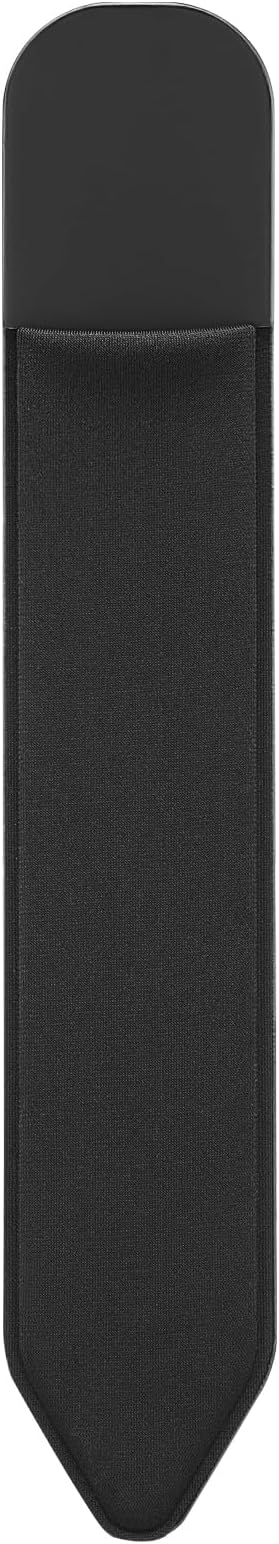 MoKo Pencil Holder Sticker Fit Apple Pencil Pro, Apple Pencil (USB-C), iPencil 1st/2nd Generation, Elastic Pencil Pocket Pouch Adhesive Sleeve Attached to iPad Case for Stylus Pens,Black