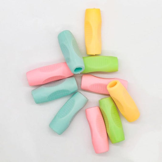 10PCS Multicolor Silicone Pencil Grips，Pencil Grips for Kids Handwriting and Adults，Special Education Classroom Must Haves，Teaching Supplies，Handwriting Aid Correction Tool，Writing Posture Correction