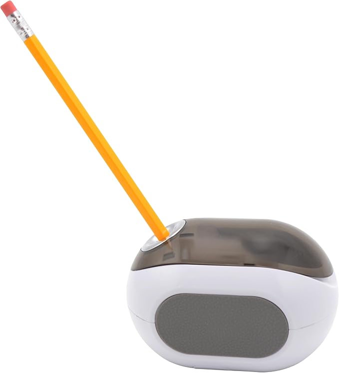 Westcott iPoint Dash Battery Pencil Sharpener, White