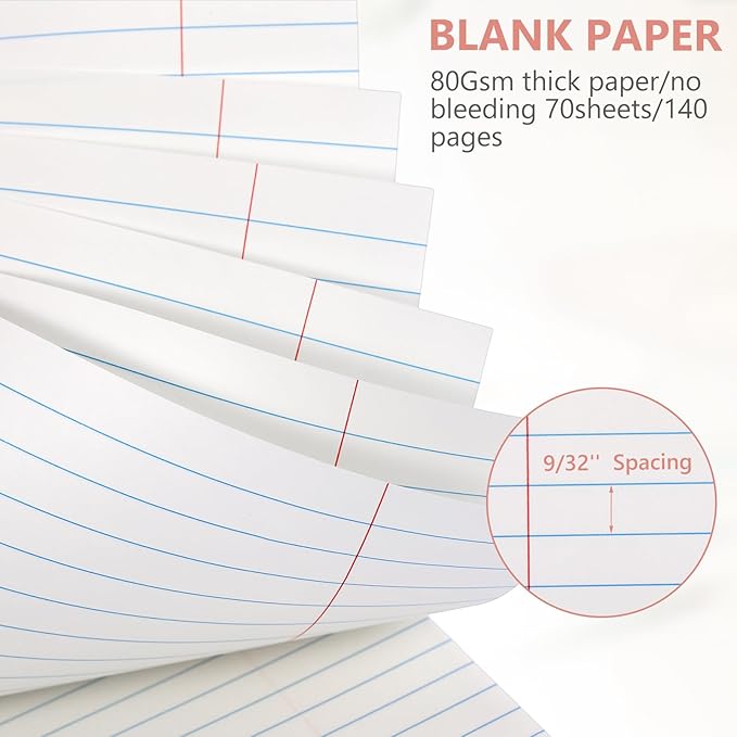 Fuutreo 12 Pcs 5'' x 8'' Top Bound Spiral Notebooks Office Steno Book for Women Cute Durable Spiral College Ruled Paper 70 Sheets Multicolor Covers, School Supplies(Earthen Color)