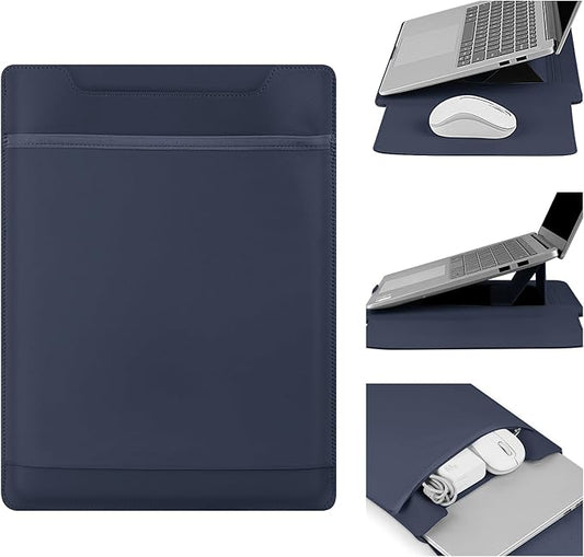 HoYiXi 15-15.6" Laptop Sleeve-Compatible with MacBook Pro 16/15.4'' MacBook Pro 15, Mac Air 15 - Waterproof Soft 15 16 inch pc case for H P, Dell, Acer, Asus,15 inch Laptop case,Blue