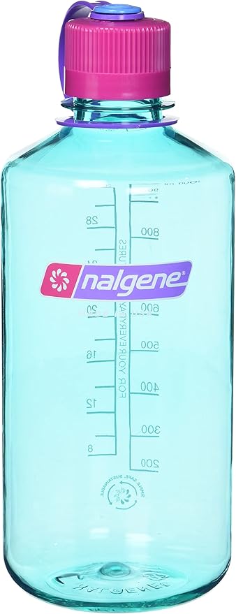 Nalgene 32 oz Narrow Mouth Water Bottle | BPA-Free, Durable & Leak Proof, Lightweight Bottle for Hiking, Gym & Travel, Surfer