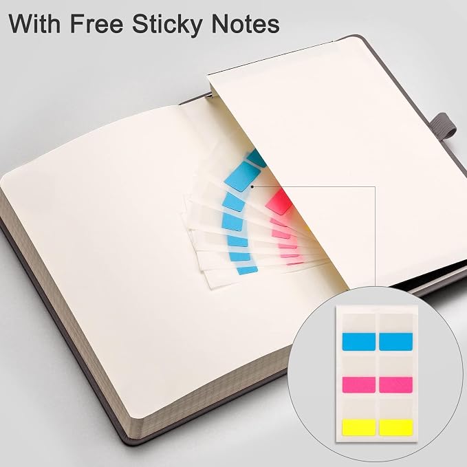 EMSHOI Graph Grid Journal Notebook, 256 Pages, A5 Size 5.7'' x 8.3''