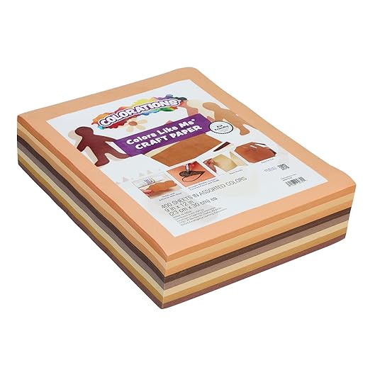 Colorations Colors Like Me Craft Paper - 400 Sheets