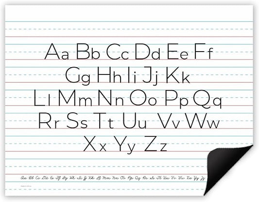 Jumbo Magnetic Handwriting Paper - Large Magnetic Lined Paper for Whiteboard, Primary Dry Erase Notebook Poster, Giant Early Writing Page, Classroom Resources for Teachers Simply Magic - 23" x 18"