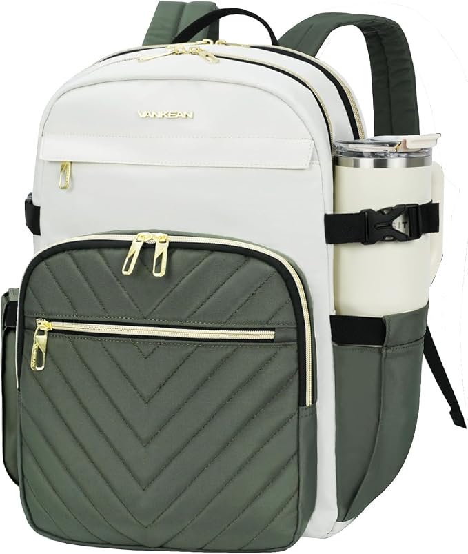 VANKEAN 18 Inch Laptop Backpack for Women Large Capacity | Waterproof Backpacks Stylish Travel Bags Casual Daypacks for College, Business