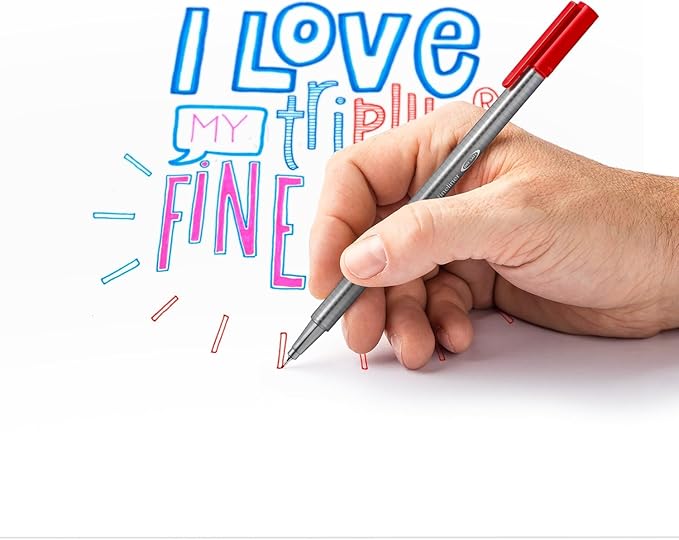 STAEDTLER 2 Pack - Fineliner triplus 42 (2 sets of 42 pcs), 84 Count