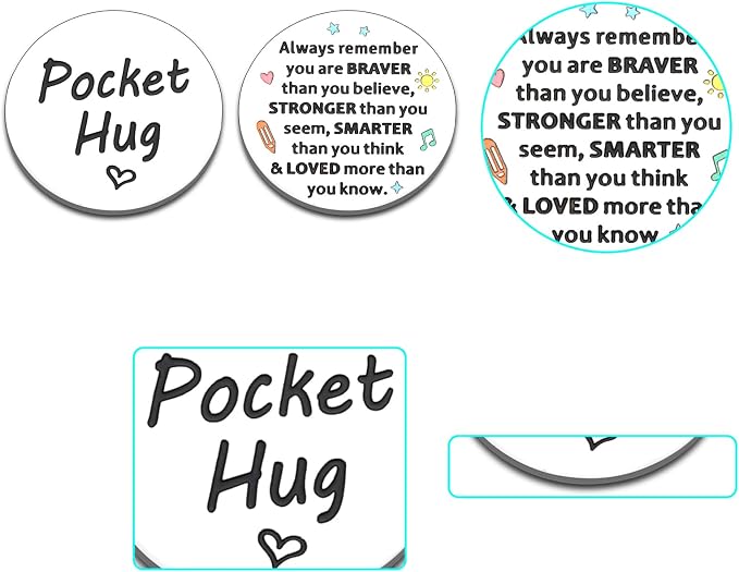 4th 5th 6th Grade Back to School Gifts for Boys Girls, First Day of School Gifts of Kindergarten, Dorm Room Essentials for Girls, Inspirational Pocket Hug School Supplies for Kindergarten Preschoo