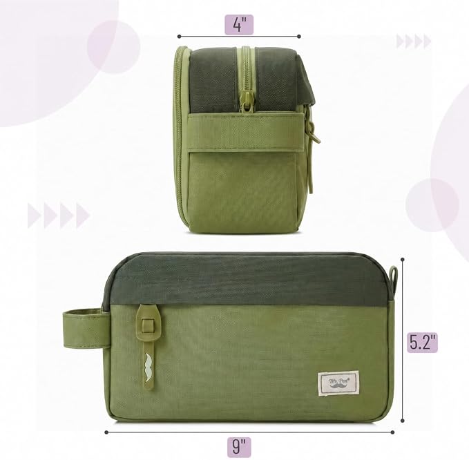 Mr. Pen- High Capacity Pencil Case, Large Pencil Pouch with 3 Compartments and 2 Pockets, Large Pencil Bag with Smooth Zipper, Cute Pencil Case Pouch Organizer, School Supplies for Teens
