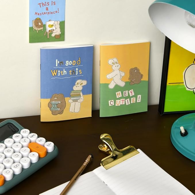 Monolike Mini Unmatched Friends Line Note 6P SET_Mini note, Pocket note, Line note, a portable note, 105x148mm, 48pages