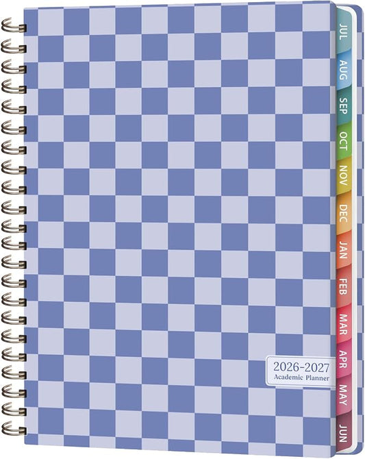 Planner 2026-2027, Weekly and Monthly Academic Year Calendar Planner, July 2026 - June 2027, Daily Agenda Book for Office School Supplies, Letter Size(8.5'' x 11'')