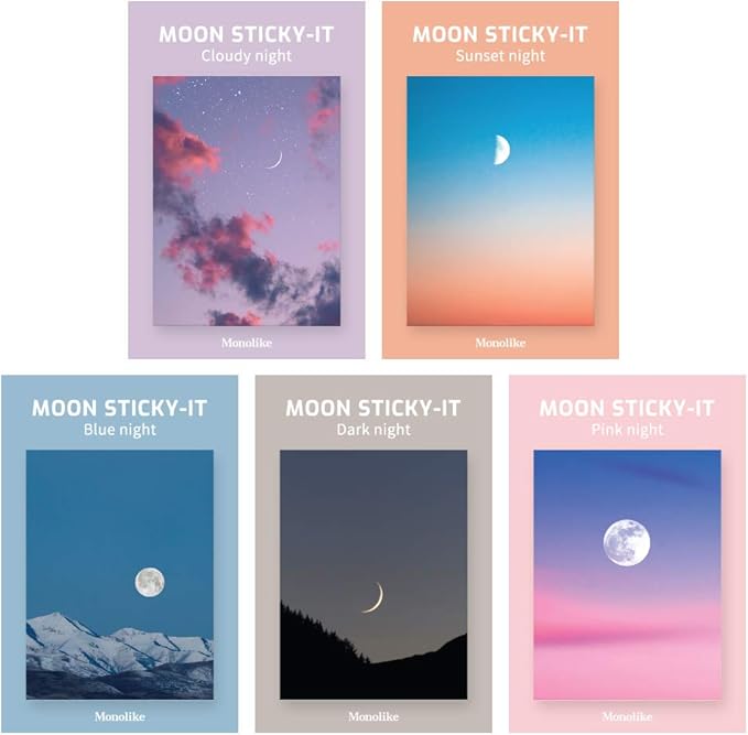 Sticky 5P Set - E (Moon)