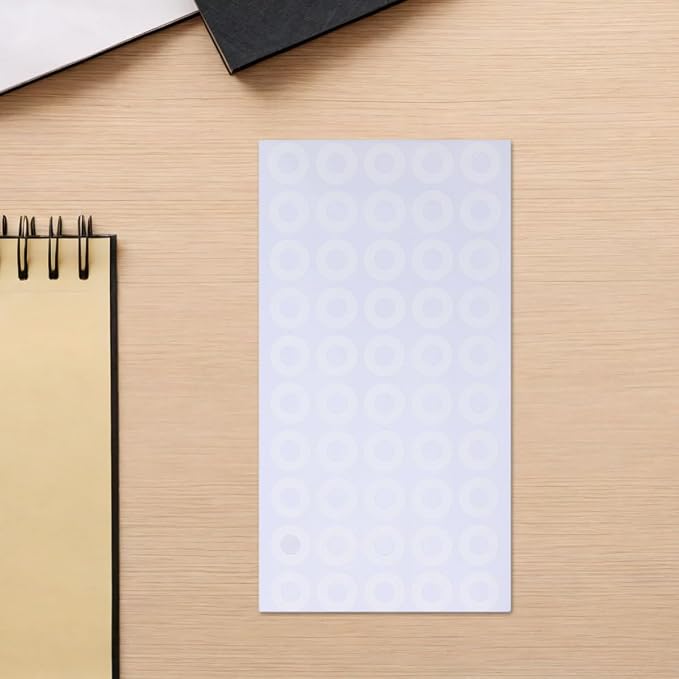 PVC Hole Reinforcement Stickers for 50 Sheets 50 Loose Leaf Paper