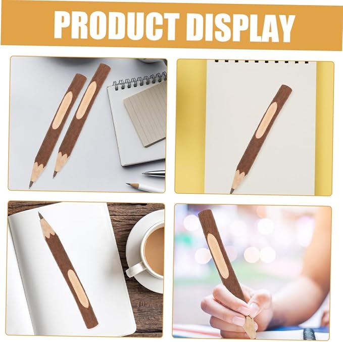 Wooden Ballpoint Pens 17cm Tree Bark Multi-function Portable Writing Pens 10pcs Biodegradable Natural Wood Office School Supplies