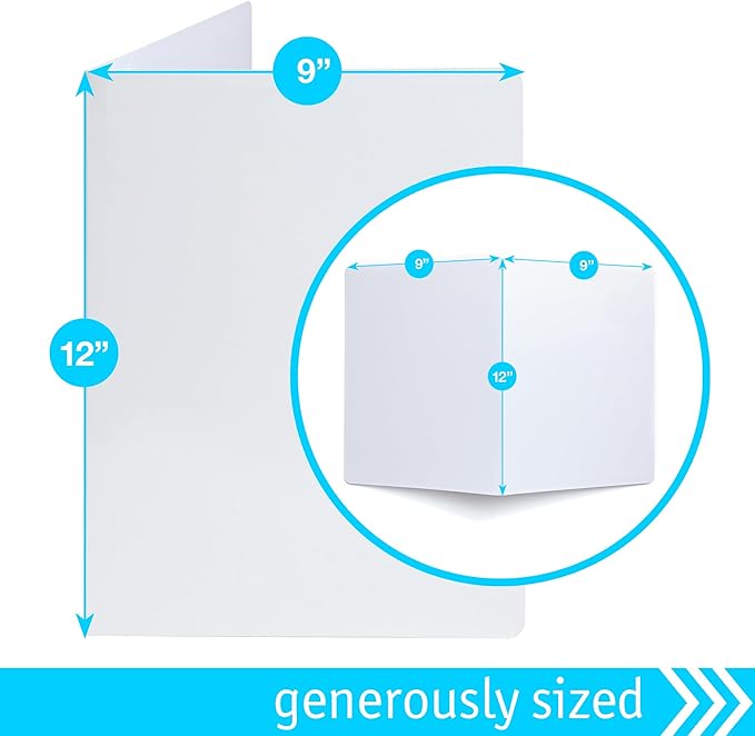 Dry Erase White Board, Foldable Double Sided Magnetic 9x12 in. Small Desktop Size