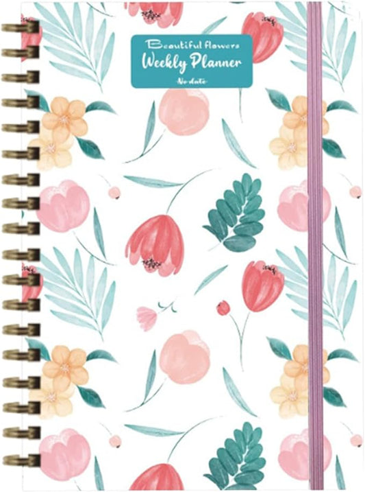 Meeting Notebook For Work, Portable Design, 1 Piece, Daily Work Planner, Portable Office Journal, Task Habit Tracker, For Study Home Exercise Travel