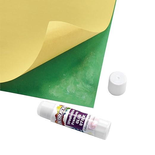 Colorations® Premium White Washable Glue Sticks in a Tray, Set of 30, .32 oz each, Glues Dries Clear & is Acid Free, Non Toxic & Washable Glue, Use at School, Home, Office & Craft Projects
