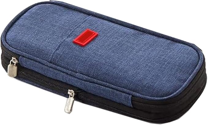 Arnuixty Large Storage Pencil Case Pen Bag with Zipper Big Capacity Pouch Organizer for Office Travel Holder Box