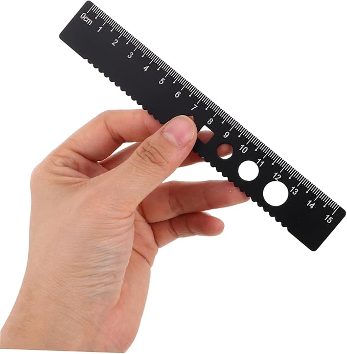 Metal Triangle Ruler Protractor Set Drafting Ruler Math Slide Rules Kit Aluminum Compass for School Projects