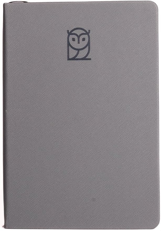 Wyze Planner Undated Daily Planner – 6-Month A5 Productivity Organizer with Full Page Per Day, ADHD Friendly, Hourly Schedule, Goal Setting, Habit Tracker, Weekly & Monthly Pages – Hardcover Time Management Notebook (Gray)