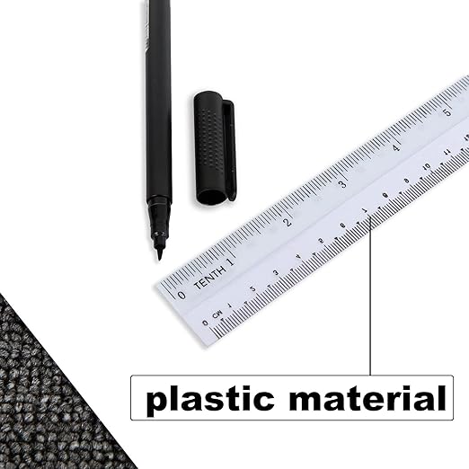 CertBuy 36 Pack Flexible Ruler 12 Inch, Plastic Clear Bendable Rulers, Unbreakable Clear Rulers- Shatterproof Bendy Straight Ruler for School Classroom, Home, or Office